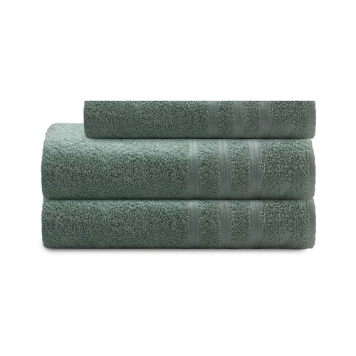 JOGO DE TOALHA BANHÃO 3 PECAS DOMINUS VERDE F1338