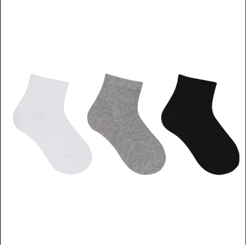 KIT 3X1 MEIAS JUVENIL CURTO UNISSEX 004HOMCJUV