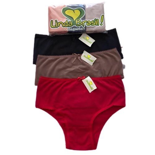 KIT 6 CALCINHAS LINDA BRASIL 2712