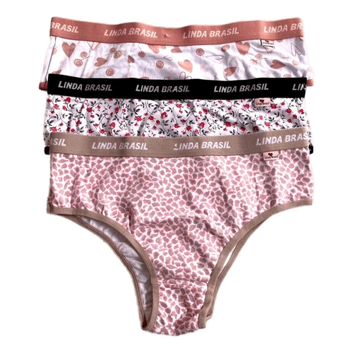 Kit 6 Calcinhas Linda Brasil Modelo 2632