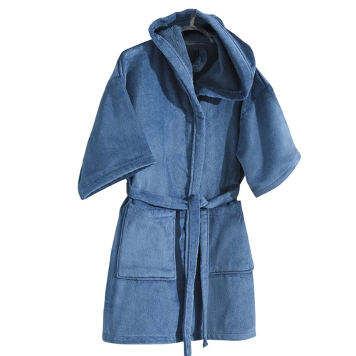 ROUPAO INFATIL FELPA VELOUR LISO C/ CAPUZ