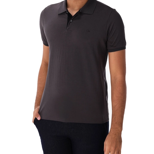CAMISA POLO MANGA CURTA SLIM CASUAL PIQUET