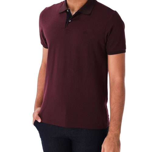 CAMISA POLO MANGA CURTA SLIM CASUAL PIQUET