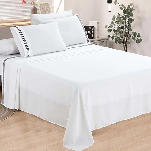 JOGO DE CAMA BORDADO ELOS