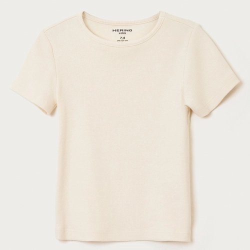 BLUSA MANGA CURTA INFANTIL MENINA EM RIBANA 5DZT