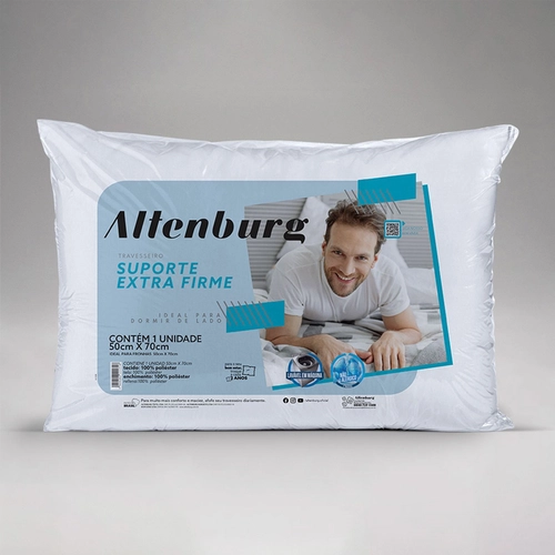 TRAVESSEIRO SUPORTE MICROFIBRA EXTRA FIRME 145 FIOS