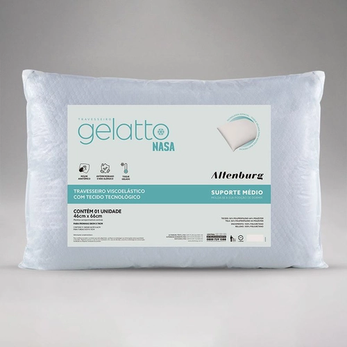 TRAVESSEIRO VISCOELASTICO GELATTO NASA