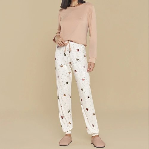 PIJAMA LONGO FEMININO ADULTO ESPALHE AMOR