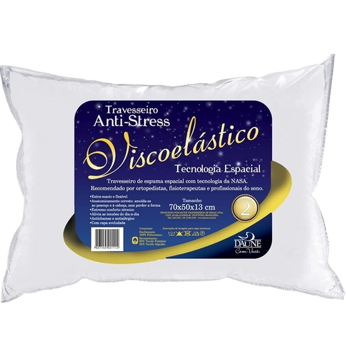 TRAVESSEIRO VISCOELASTICO