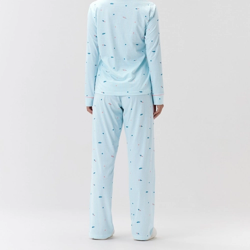 PIJAMA FEMININO MANGA LONGA COM CALÇA 2011240