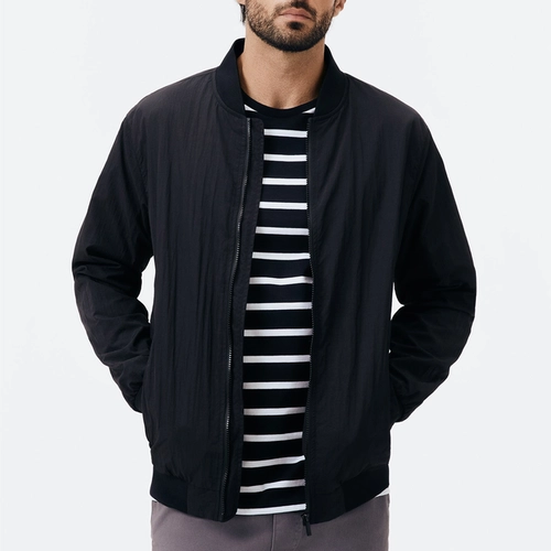JAQUETA MASCULINA BOMBER EM NYLON LZ7U