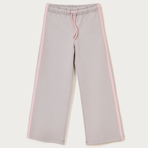 CALCA WIDE LEG INFANTIL MENINA EM MOLETOM 5E7A