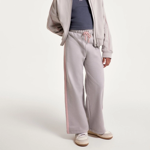 CALCA WIDE LEG INFANTIL MENINA EM MOLETOM 5E7A