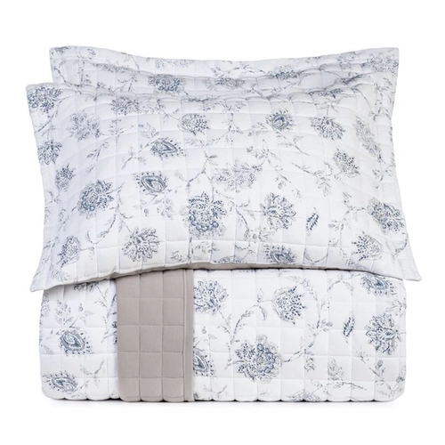 JOGO DE COLCHA MALHA FIO PENTEADO