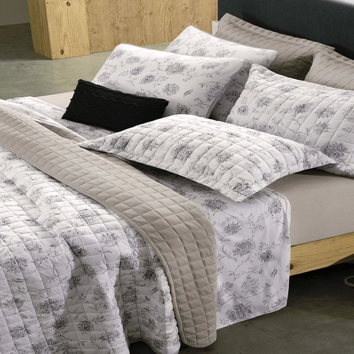 JOGO DE COLCHA MALHA FIO PENTEADO