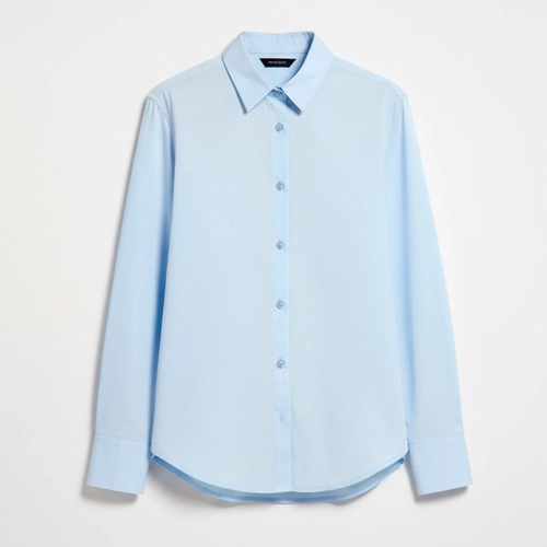 CAMISA FEMININA MANGA LONGA EM TRICOLINE K6P3