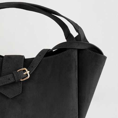 BOLSA FEMININA MEDIA EM SUEDE KMD6