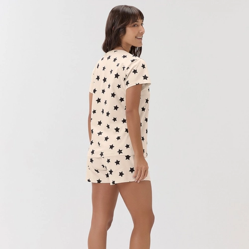 PIJAMA FEMININO MANGA CURTA COM SHORTS 2011310