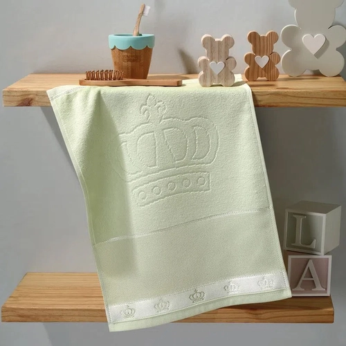 TOALHA LAVABO VELOUR JACQUARD PARA BORDAR BABY CLASSIC LISO