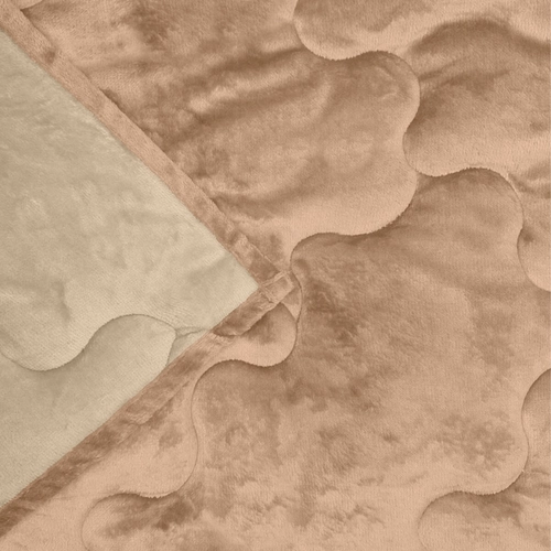 EDREDOM PLSUH FLANNEL DUPLA FACE BICOLOR