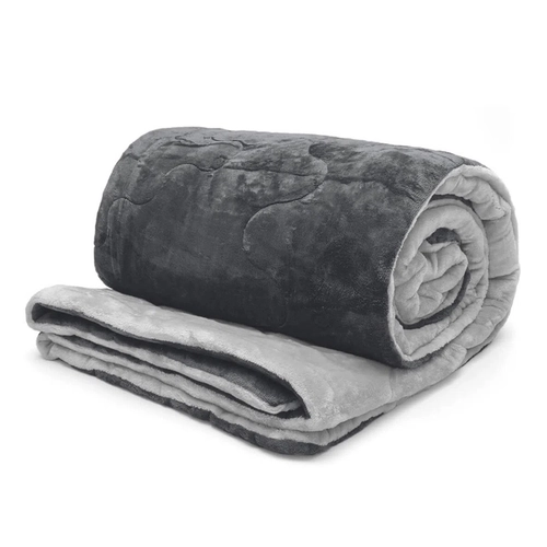 EDREDOM PLSUH FLANNEL DUPLA FACE BICOLOR