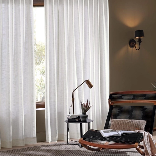 CORTINA INOVE DUPLEX MONACO COM FORRO E DESLIZANTE PARA TRILHO