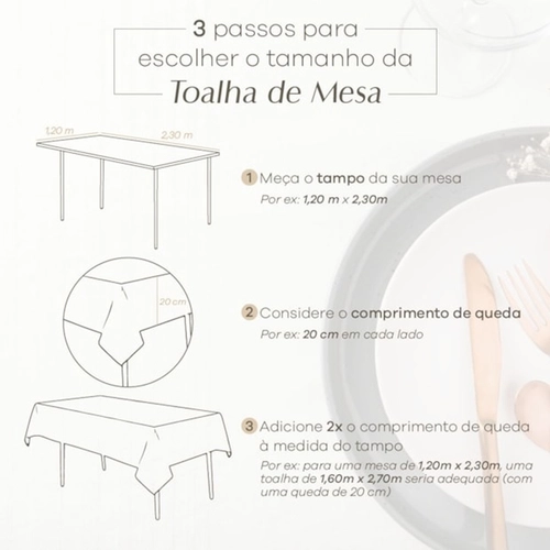 TOALHA DE MESA JACQUARD REQUINTE II LISO