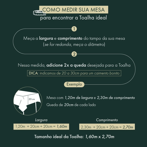 TOALHA DE MESA CLEAN ATHENAS ESTAMPADO