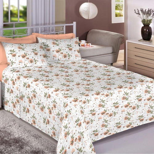 JOGO CAMA DUPLO PREMIUM 150 FIOS 100% ALGODAO