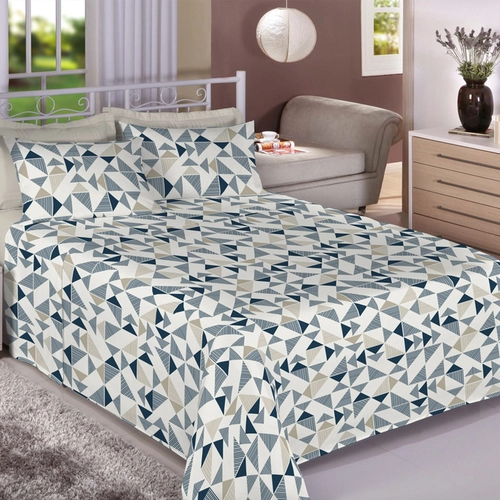 JOGO CAMA DUPLO PREMIUM 150 FIOS 100% ALGODAO