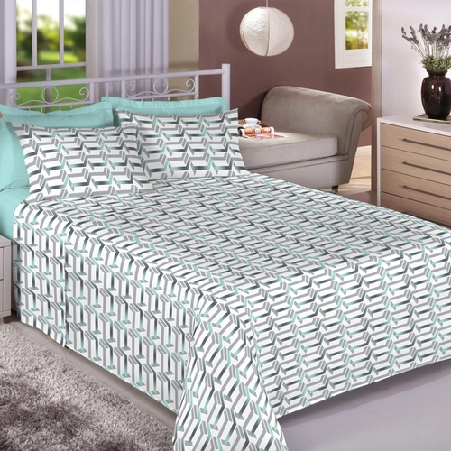 JOGO CAMA DUPLO PREMIUM 150 FIOS 100% ALGODAO