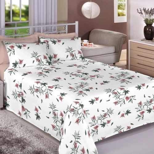 JOGO CAMA DUPLO PREMIUM 150 FIOS 100% ALGODAO