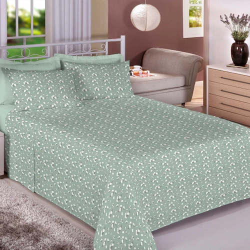 JOGO CAMA DUPLO PREMIUM 150 FIOS 100% ALGODAO