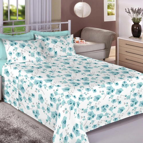 JOGO CAMA DUPLO PREMIUM 150 FIOS 100% ALGODAO