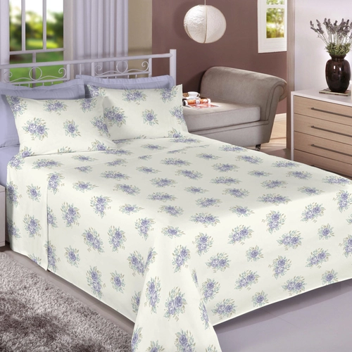 JOGO CAMA DUPLO PREMIUM 150 FIOS 100% ALGODAO