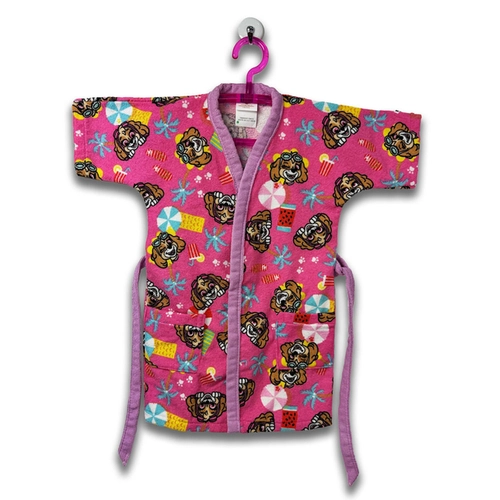 ROUPAO AVELUDADO INFANTIL QUIMONO ESTAMPADO PATRULHA CANINA MENINA