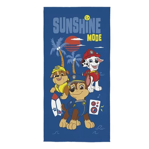 TOALHA AVELUDADA ESTAMPADA INFANTIL PATRULHA CANINA