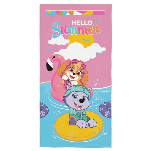 TOALHA AVELUDADA ESTAMPADA INFANTIL PATRULHA CANINA