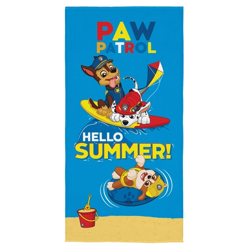 TOALHA AVELUDADA ESTAMPADA INFANTIL PATRULHA CANINA