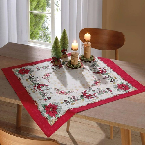 TOALHA DE MESA ATHENAS ESTAMPADO NATAL