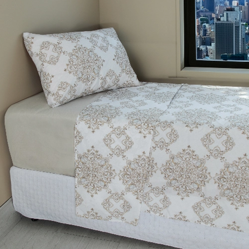 JOGO DE CAMA 180 FIOS SONHARE PRATA