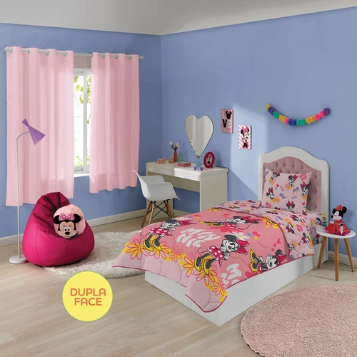 EDREDOM DUPLA FACE MICROFIBRA ESTAMPADO