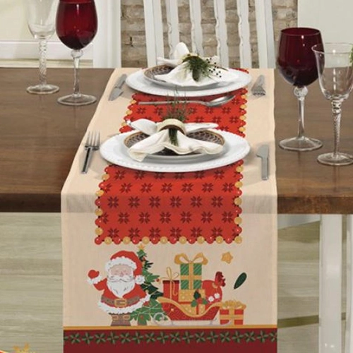 TRILHO RETANGULAR ESTAMPADO NATAL