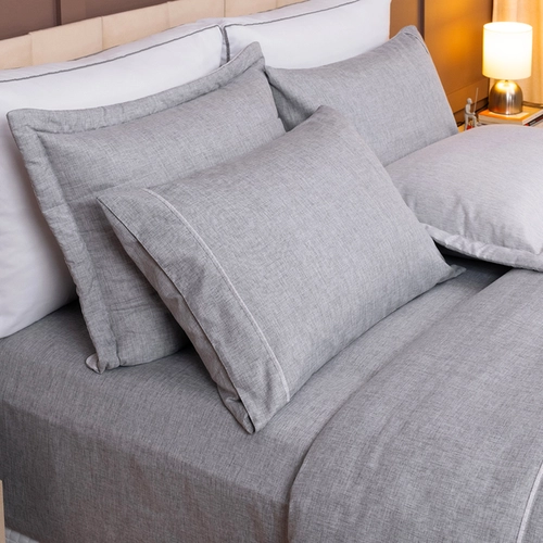 COBRE LEITO LINHO DUPLA FACE 03 PCS POLIESTER