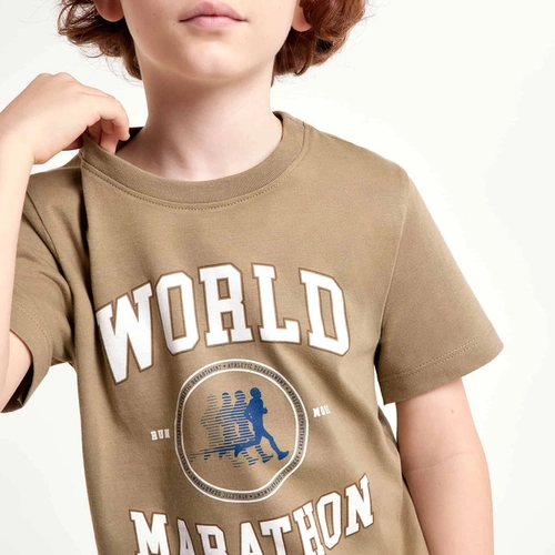 CAMISETA INFANTIL MENINO MANGA CURTA COM ESTAMPA 5CFY