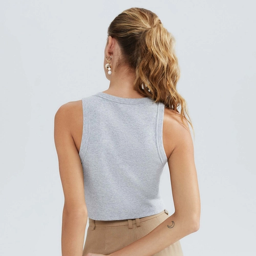 REGATA FEMININA CROPPED DECOTE HALTER EM RIBANA CANELADA 4AJ0