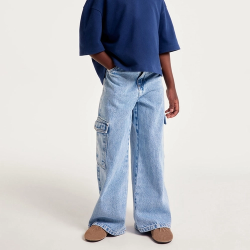CALCA JEANS FEMININO INFANTIL C5MY