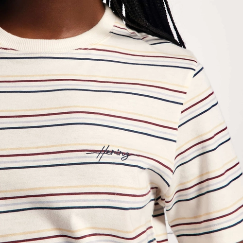 CAMISETA FEMININA MANGA CURTA LISTRADA