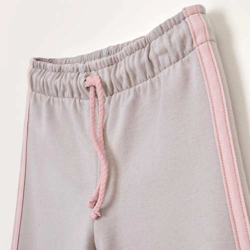 CALCA WIDE LEG INFANTIL MENINA EM MOLETOM 5E7A