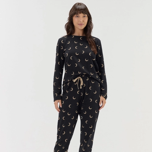 PIJAMA FEMININO MANGA LONGA COM CALCA 2011311